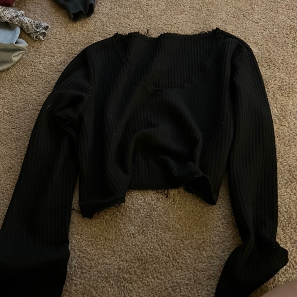 Crop sweater